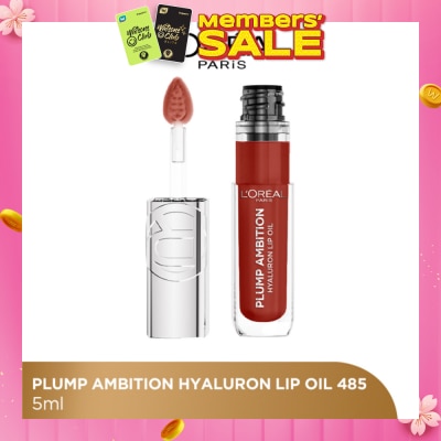 L'OREAL PARIS MAKEUP Plump Ambition Plumping Lip Oil Wine O' Clock 485 30.5g