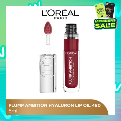 L'OREAL PARIS MAKEUP Plump Ambition Plumping Lip Oil Berry Jolie 490 30.5g