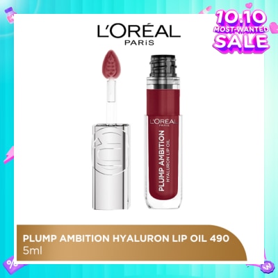 L'OREAL PARIS MAKEUP Plump Ambition Plumping Lip Oil Berry Jolie 490 30.5g