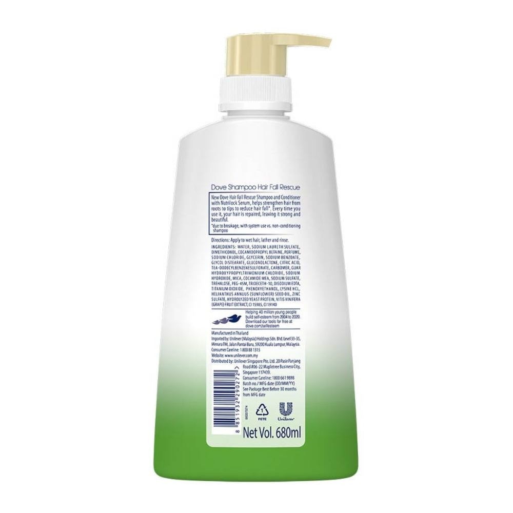 Dove Hair Fall Rescue Shampoo 680ml (For weak, fragile hair)