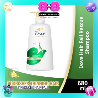 DOVE - Hair Fall Rescue Shampoo 680ml (For weak, fragile hair)