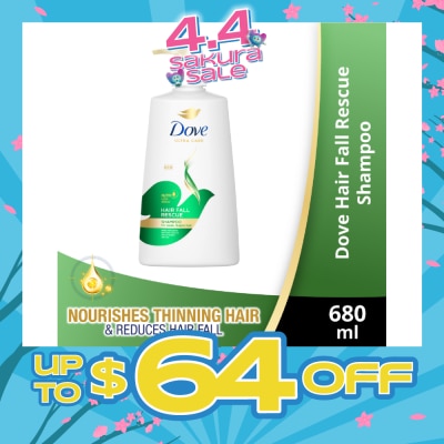 DOVE - Dove Hair Fall Rescue Shampoo 680ml (For weak, fragile hair)