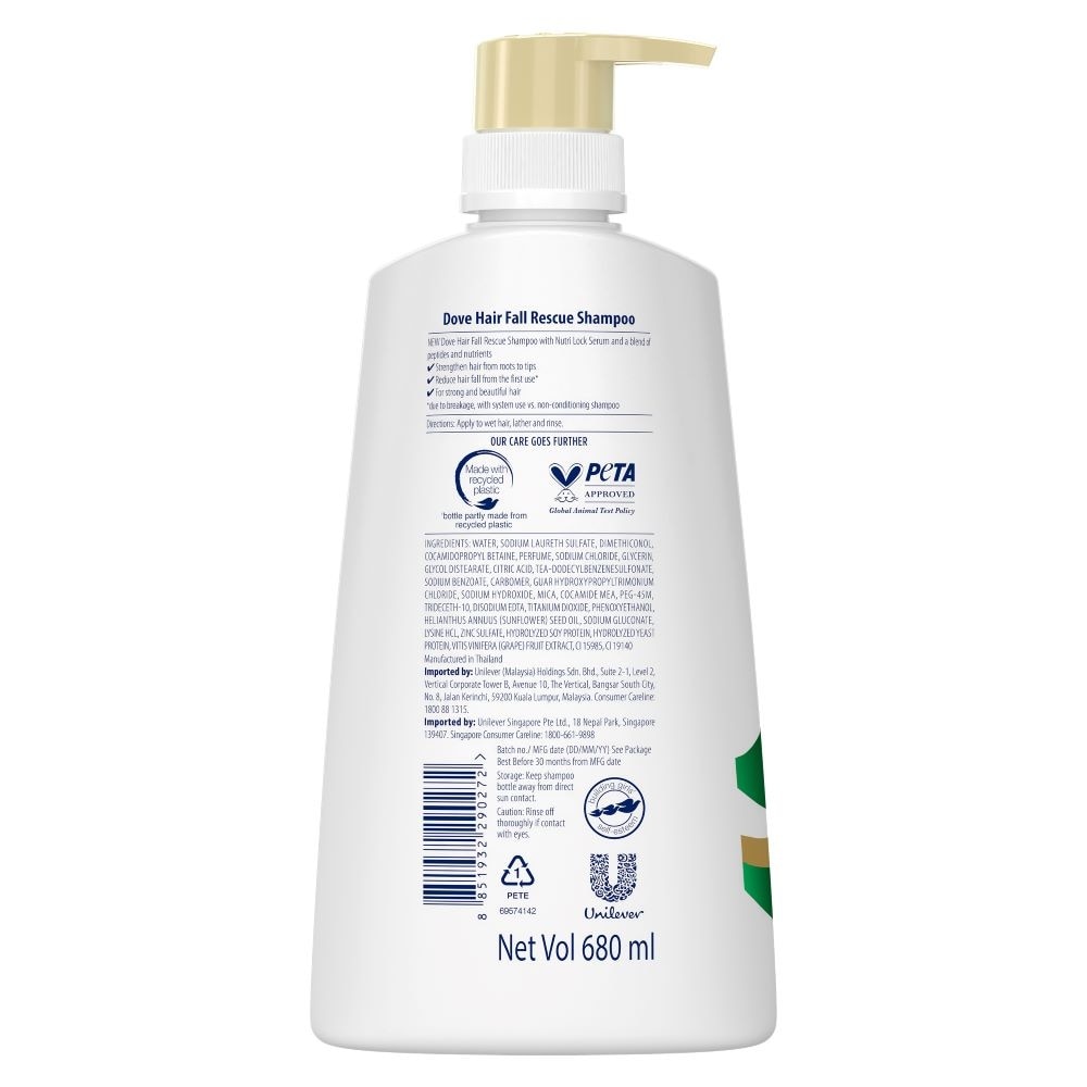 Dove Hair Fall Rescue Shampoo 680ml (For weak, fragile hair)