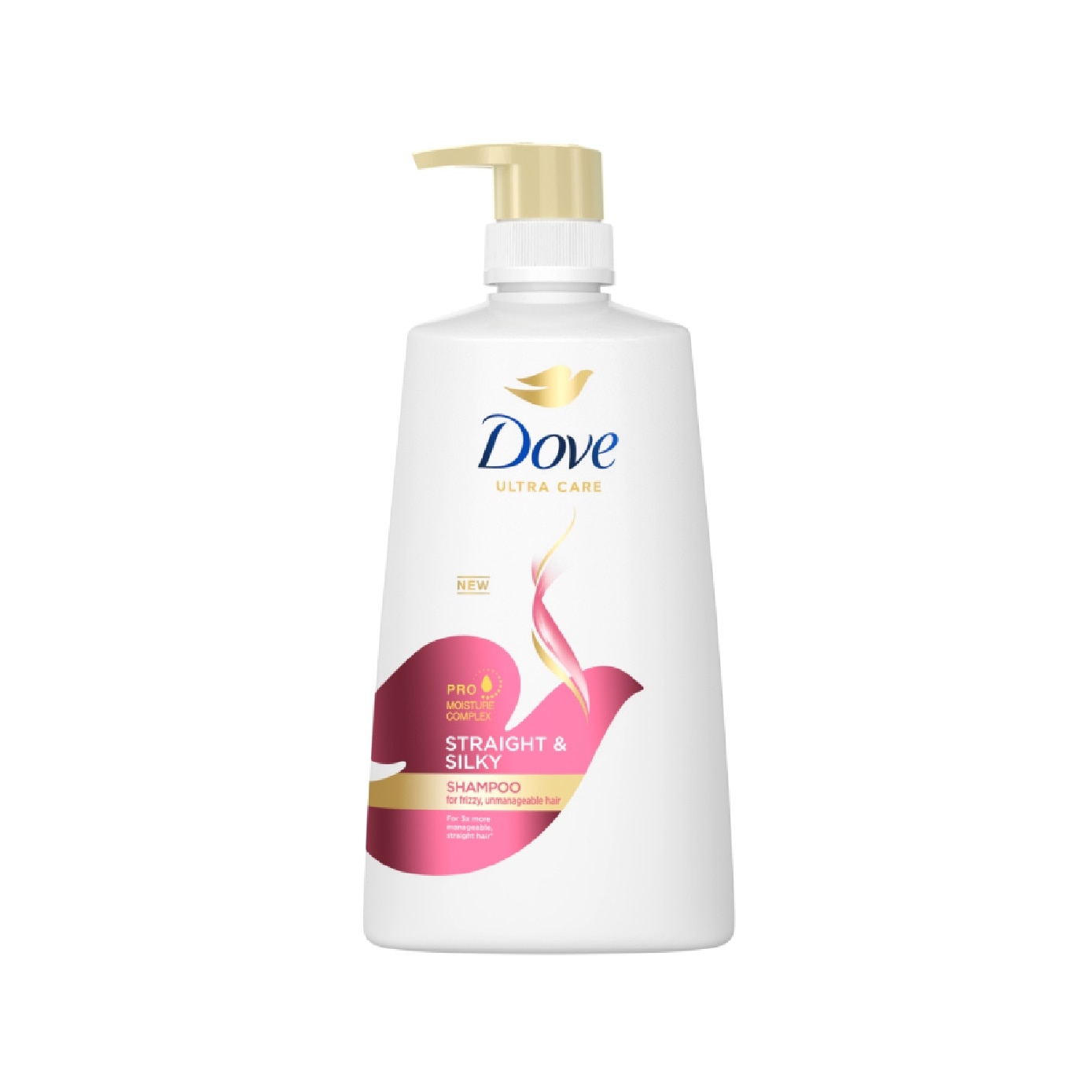 Dove Straight & Silky Shampoo 680ml (For frizzy, unmanageable hair)<BR>