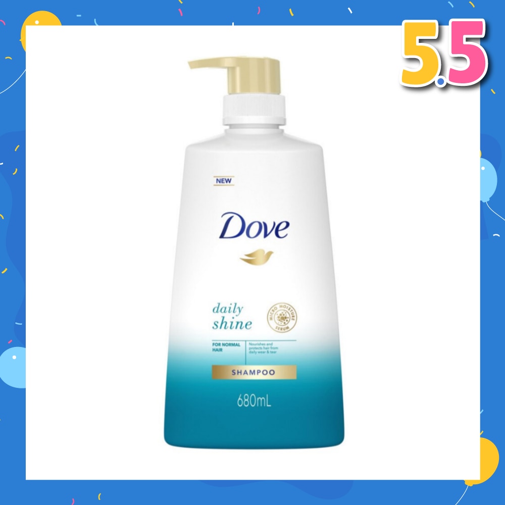 Dove Nutritive Solutions Daily Shine Shampoo 680ml (For normal hair)