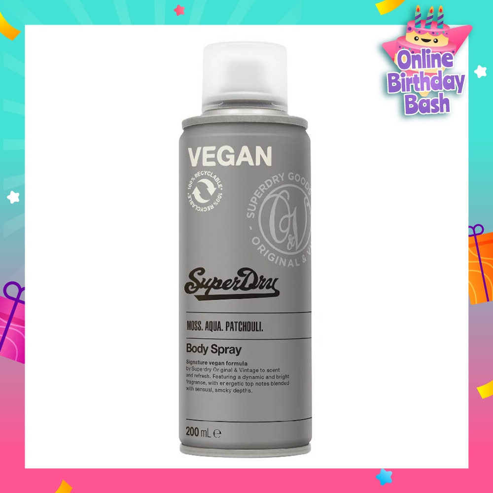 Body Spray Athletic (Dynamic And Bright, Zesty Lime And Spicy Scent) 200ml