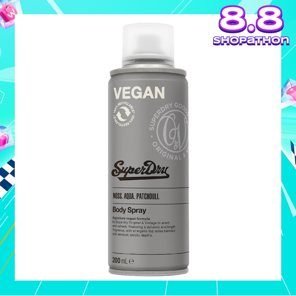 Body Spray Athletic (Dynamic And Bright, Zesty Lime And Spicy Scent) 200ml