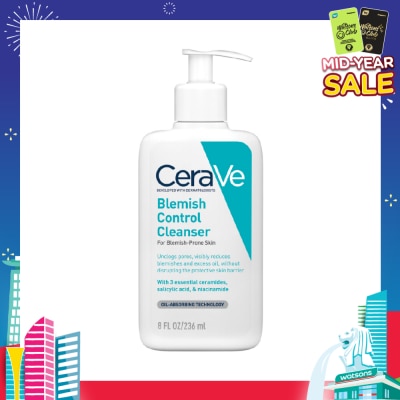CERAVE Acne Blemish Control Cleanser 236ml