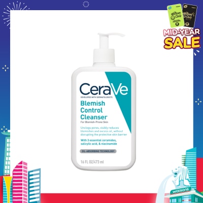CERAVE Acne Blemish Control Cleanser 473ml