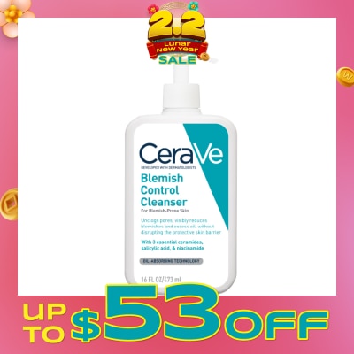 CERAVE Acne Blemish Control Cleanser 473ml