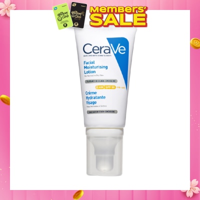 CERAVE AM Facial Moisturizing Lotion UVB + UVA SPF50 52ml