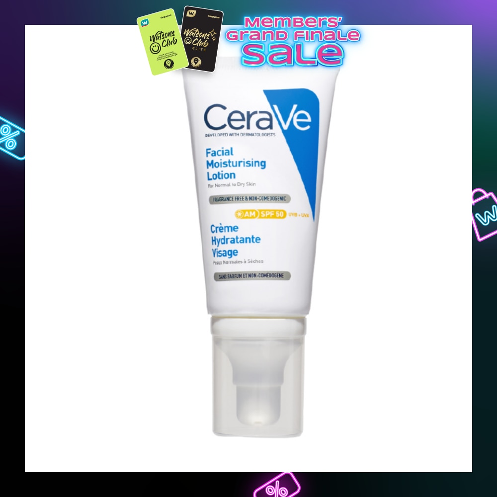 AM Facial Moisturizing Lotion UVB + UVA SPF50 52ml