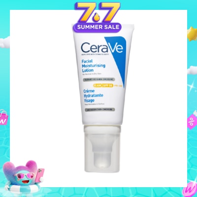 CERAVE - AM Facial Moisturizing Lotion UVB + UVA SPF50 52ml
