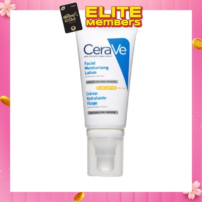 CERAVE AM Facial Moisturizing Lotion UVB + UVA SPF50 52ml