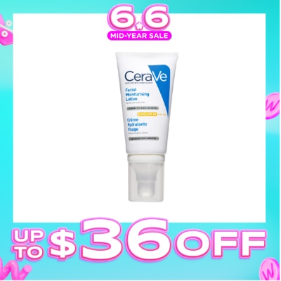 CERAVE - AM Facial Moisturizing Lotion UVB + UVA SPF50 52ml