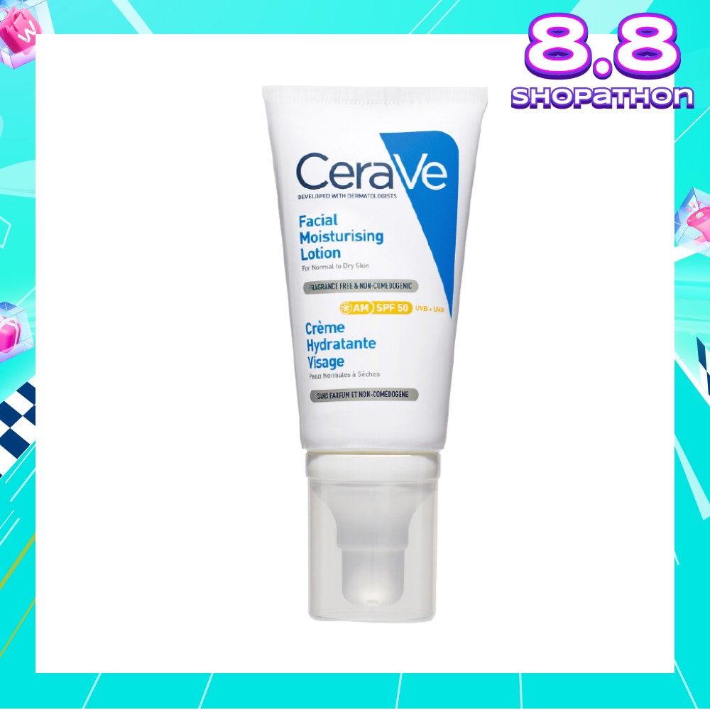 AM Facial Moisturizing Lotion UVB + UVA SPF50 52ml