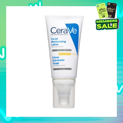 CERAVE AM Facial Moisturizing Lotion UVB + UVA SPF50 52ml