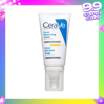 CERAVE AM Facial Moisturizing Lotion UVB + UVA SPF50 52ml
