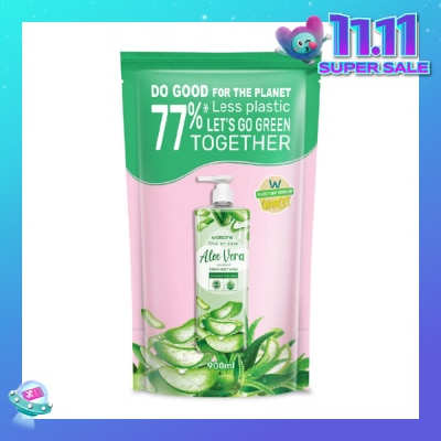 WATSONS Aloe Vera Scented Cream Body Wash Refill Pack  900ml