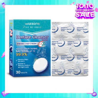 WATSONS Denture Cleanser Tablets 30s