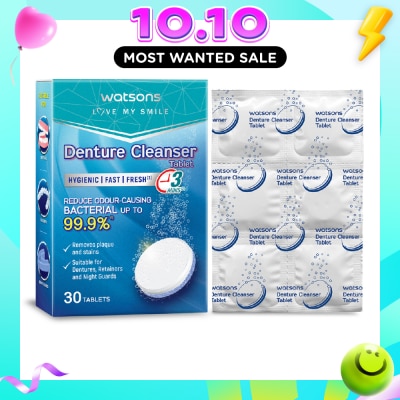 WATSONS Denture Cleanser Tablets 30s image