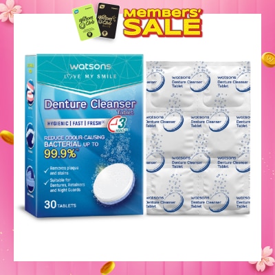 WATSONS Denture Cleanser Tablets 30s