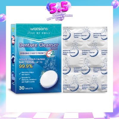 WATSONS - Denture Cleanser Tablets 30s