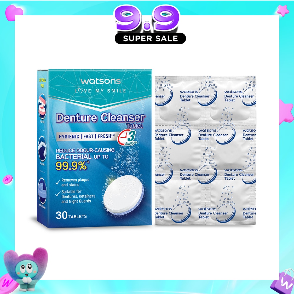 Denture Cleanser Tablets 30s image