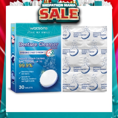 WATSONS - Denture Cleanser Tablets 30s