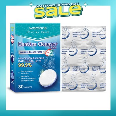 WATSONS - Denture Cleanser Tablets 30s