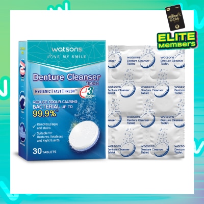 WATSONS Denture Cleanser Tablets 30s