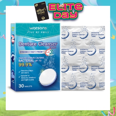 WATSONS - Denture Cleanser Tablets 30s