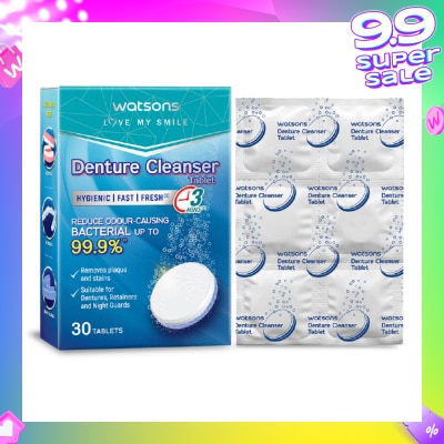 WATSONS Denture Cleanser Tablets 30s