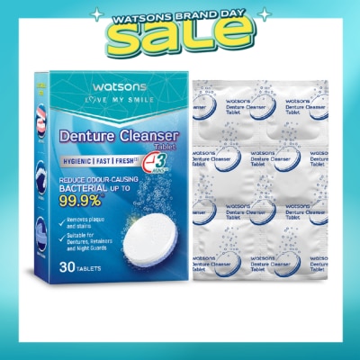 WATSONS - Denture Cleanser Tablets 30s