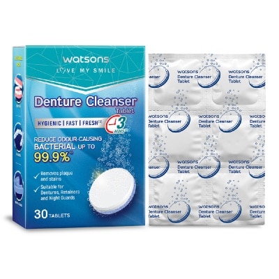 WATSONS Denture Cleanser Tablets 30s