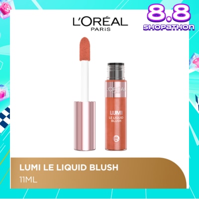 L'OREAL PARIS MAKEUP Lumi Le Liquid Blush 627 Warm Peach 11ml