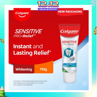 COLGATE Sensitive Pro Relief Whitening Toothpaste 110g