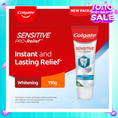 COLGATE Sensitive Pro Relief Whitening Toothpaste 110g