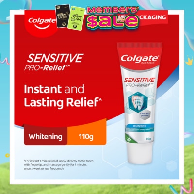 COLGATE - Sensitive Pro Relief Whitening Toothpaste 110g