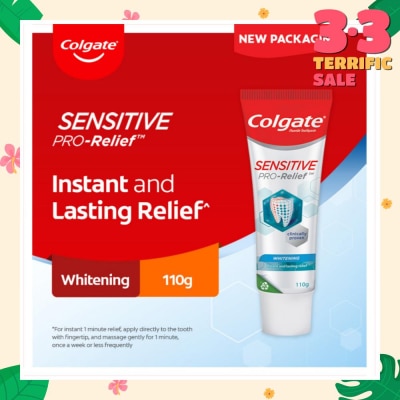 COLGATE Sensitive Pro Relief Whitening Toothpaste 110g