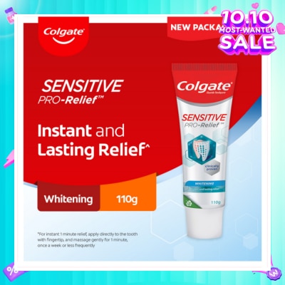 COLGATE Sensitive Pro Relief Whitening Toothpaste 110g