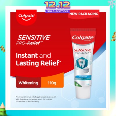 COLGATE Sensitive Pro Relief Whitening Toothpaste 110g