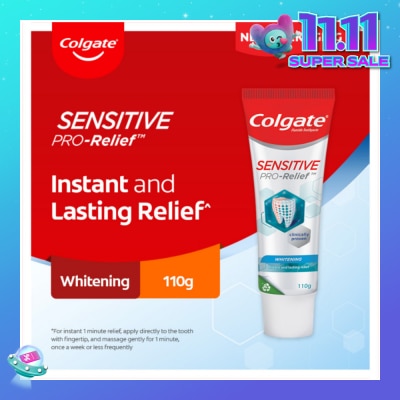 COLGATE Sensitive Pro Relief Whitening Toothpaste 110g