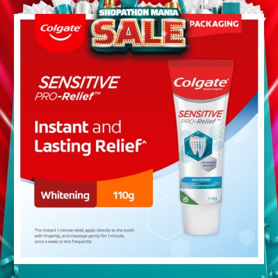 COLGATE - Sensitive Pro Relief Whitening Toothpaste 110g