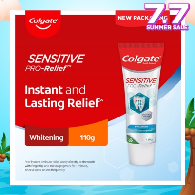 COLGATE Sensitive Pro Relief Whitening Toothpaste 110g