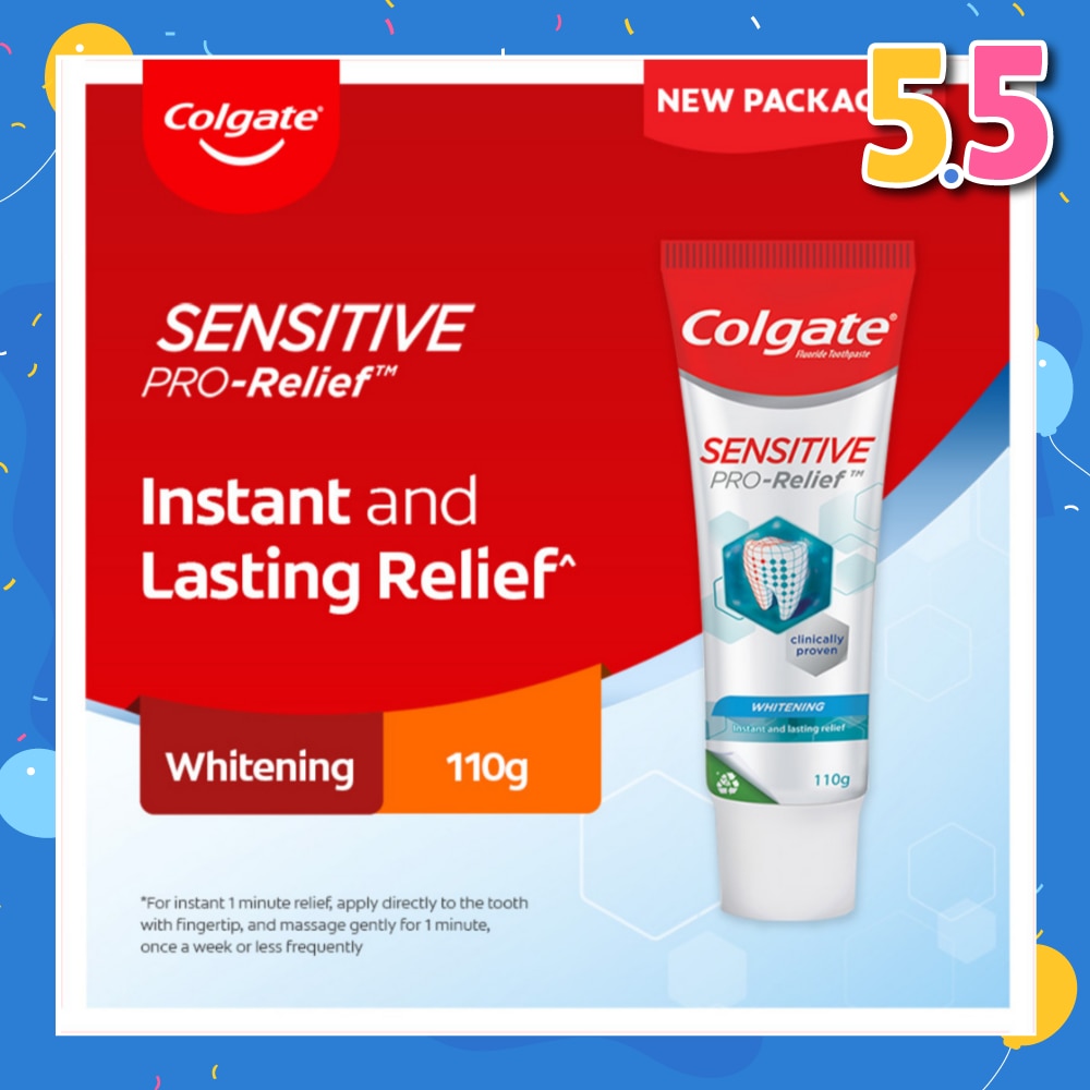 Sensitive Pro Relief Whitening Toothpaste 110g