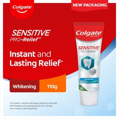 COLGATE Sensitive Pro Relief Whitening Toothpaste 110g