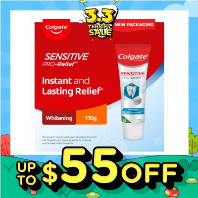 COLGATE Sensitive Pro Relief Whitening Toothpaste 110g