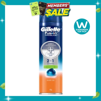 GILLETTE Fusion ProGlide Cooling Shave Prep 195g image