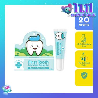 TINYBUDS Remedies First Tooth – Natural Teething Gel for Babies 20g